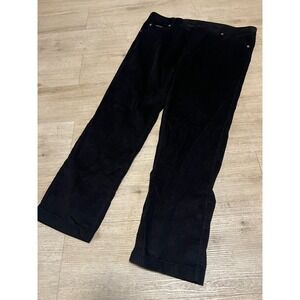 Peter Christian Mens Black‎ Corduroy Straight Leg Pants Size 40x30 MT24